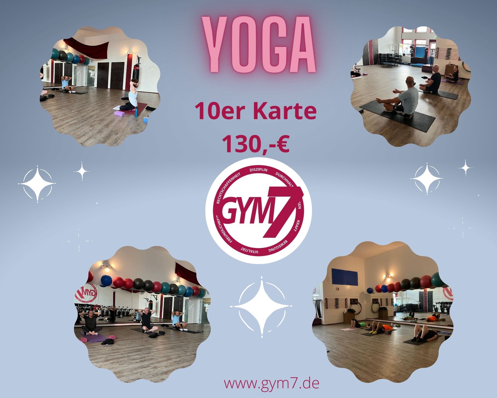 10er Karte für Flexibles Training - Fitnessstudio Mainz